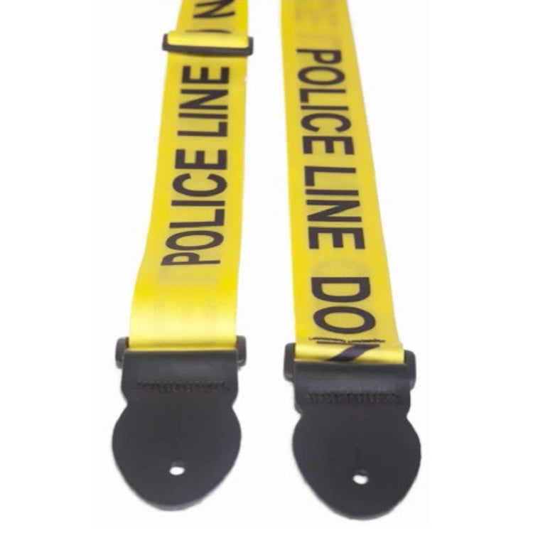 Leathergraft Police Line Yellow & Black Strap