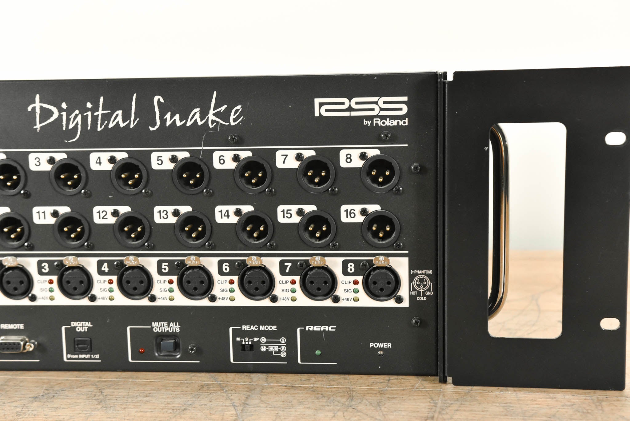 Roland S-0816 8 x 16 Digital Snake Front of House Unit