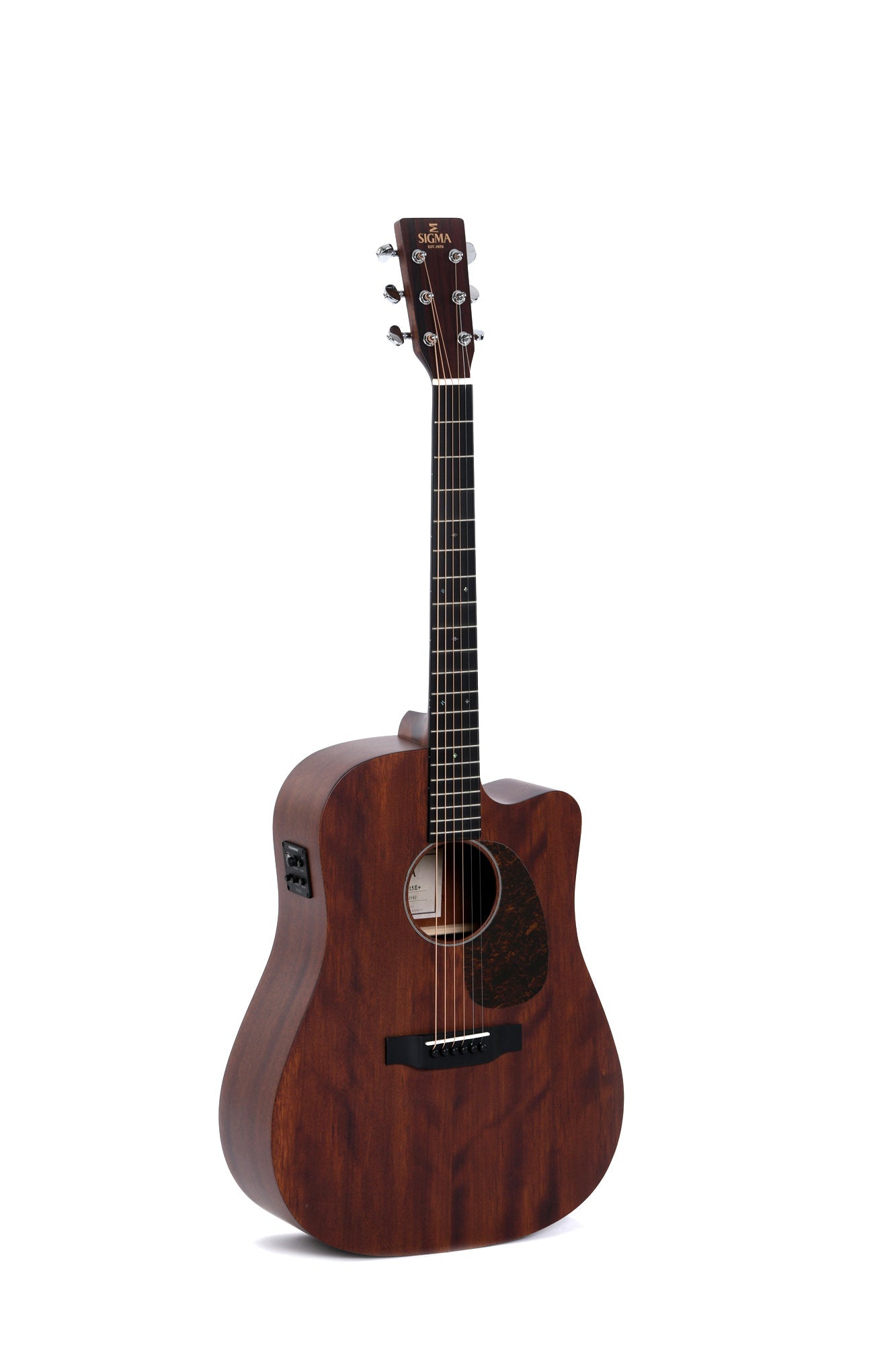 Sigma DMC-15E Electro Acoustic Presys II Guitar in Mahogany