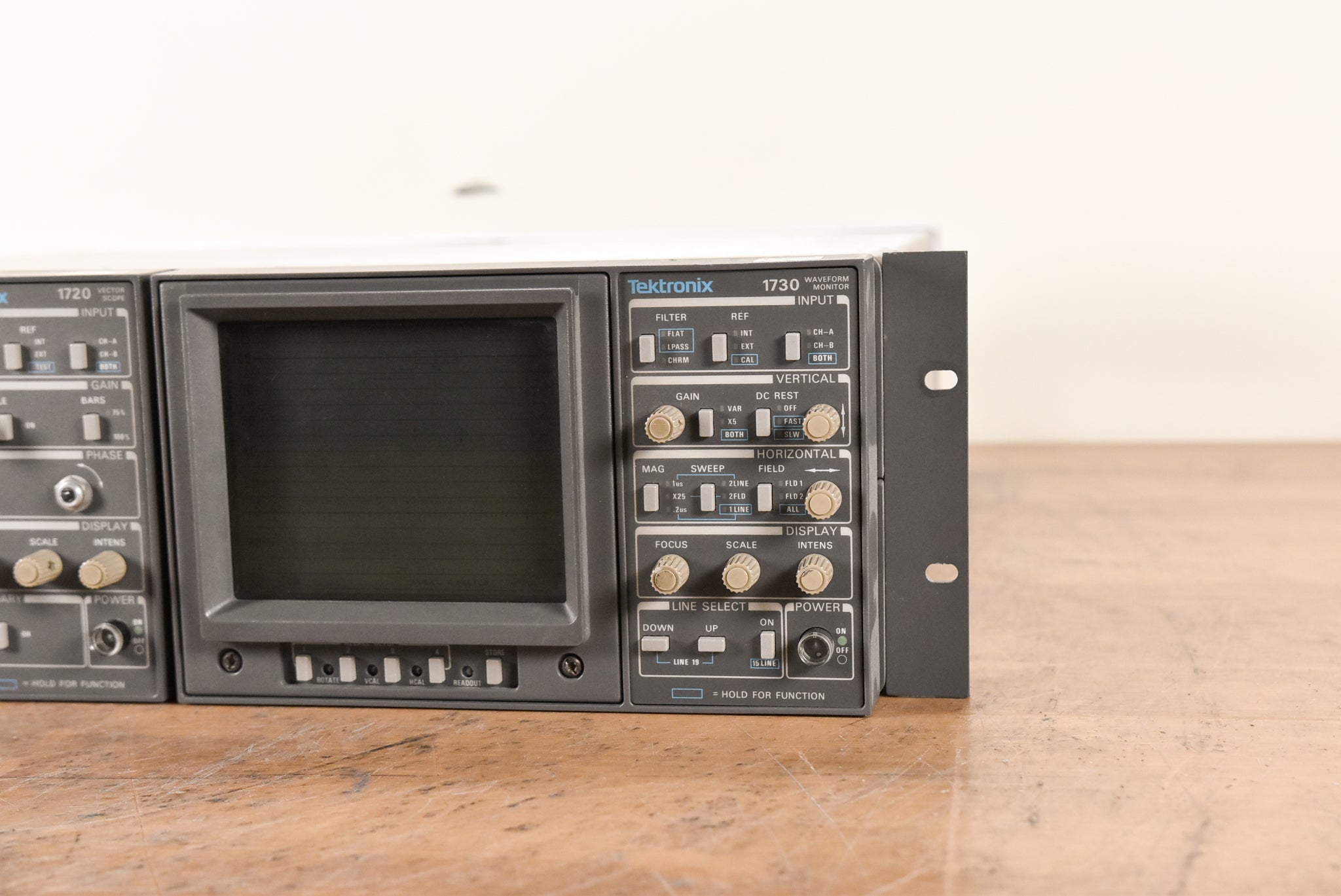 Tektronix 1730 Waveform Monitor and 1720 Vectorscope