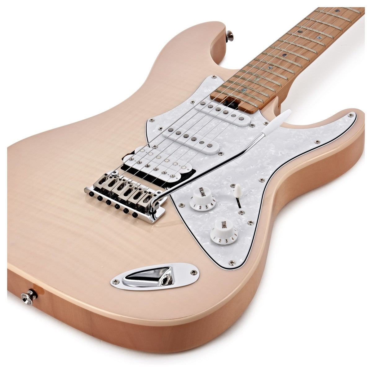 Aria Pro II 714 MK2 Hot Rod Collection Electric Guitar - Marble White