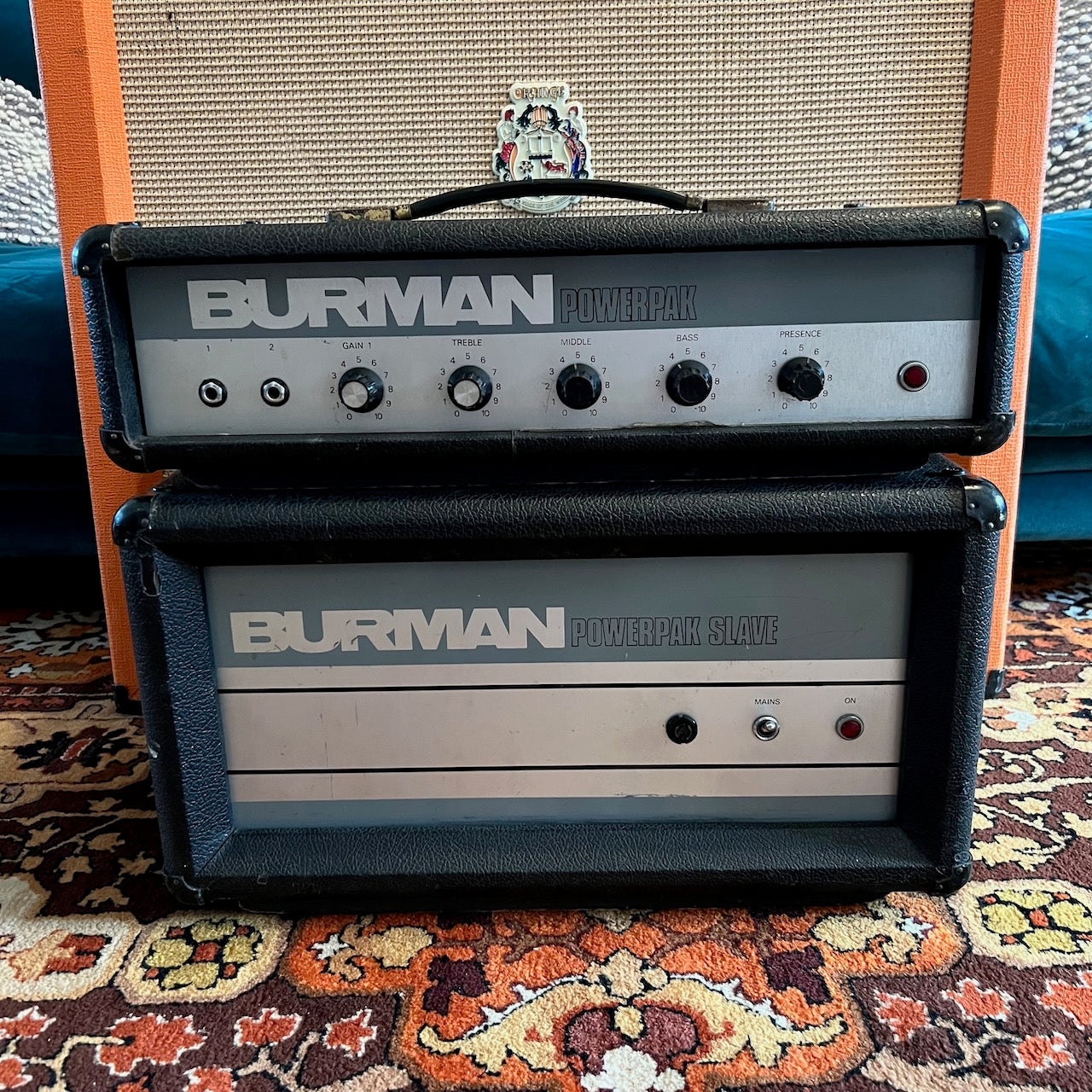 Vintage 1970s Burman PowerPak EL34 Slave Pre Amp Valve