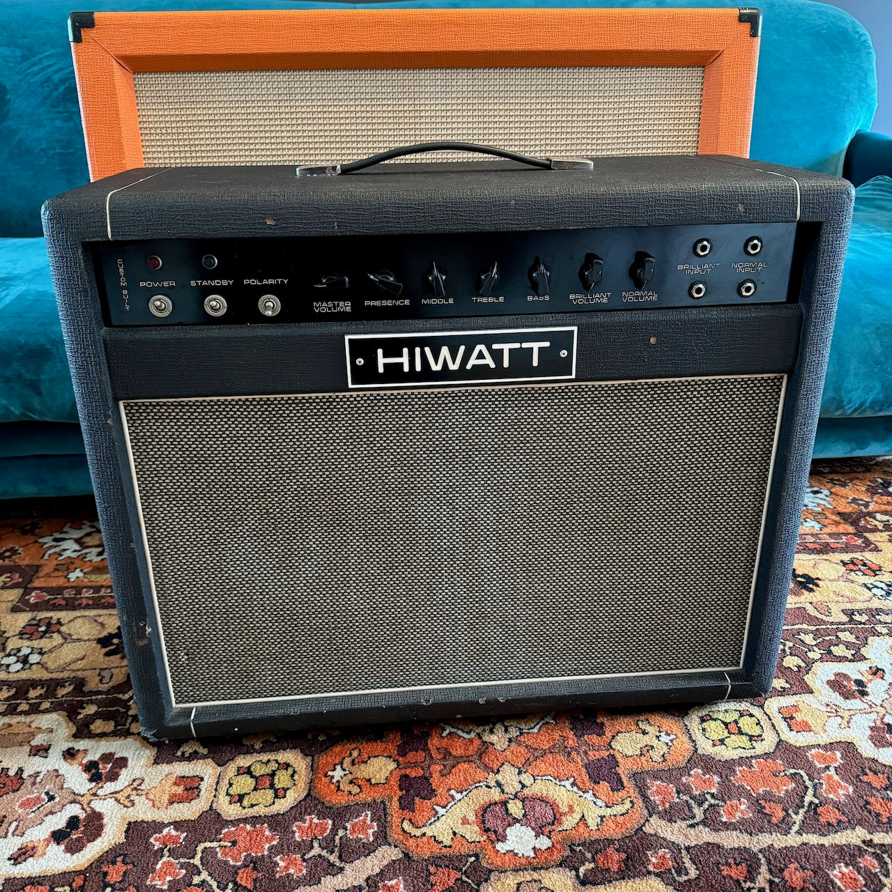 Vintage 1973 Hiwatt Custom 50 SA212 2x12 Combo Amplifier