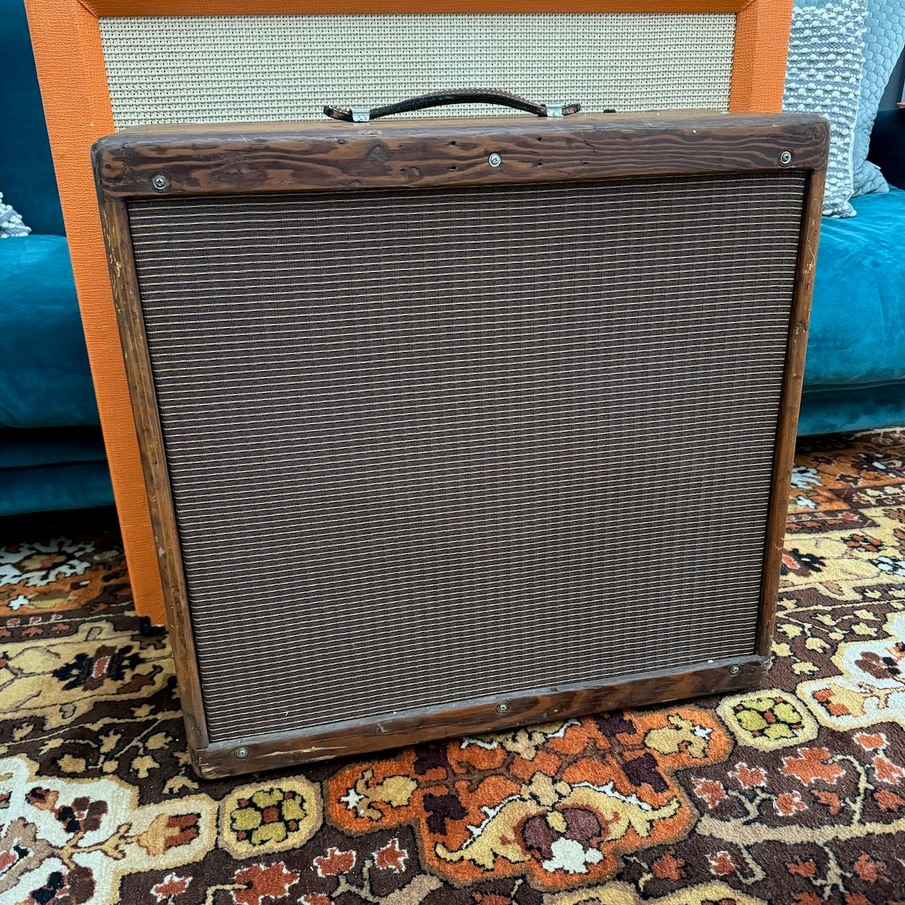 Vintage 1958 Fender Bassman 5F6A 4x10 Combo Amplifier