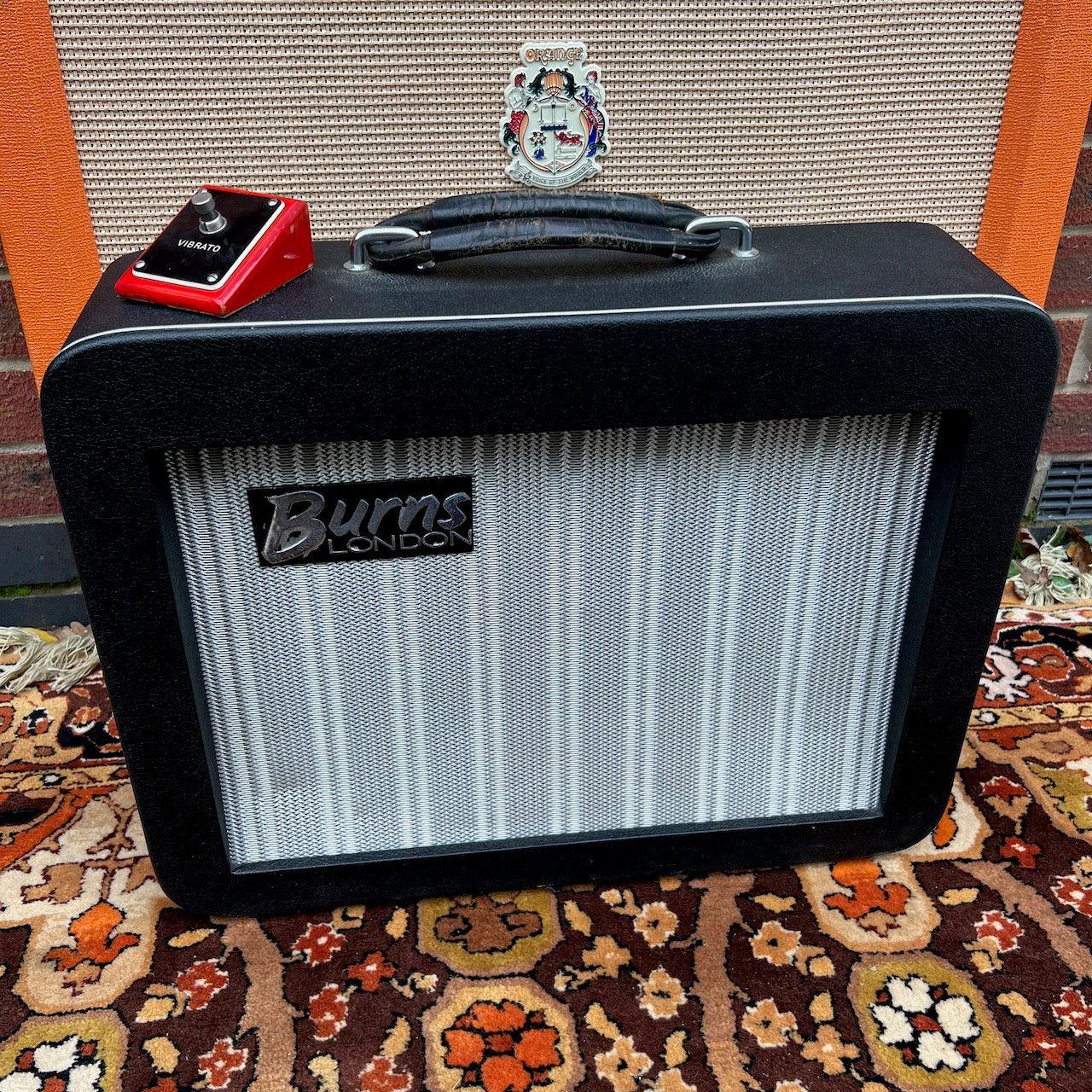Vintage 1960s Burns Orbit Two 2x10 Guitar Amplifier Combo