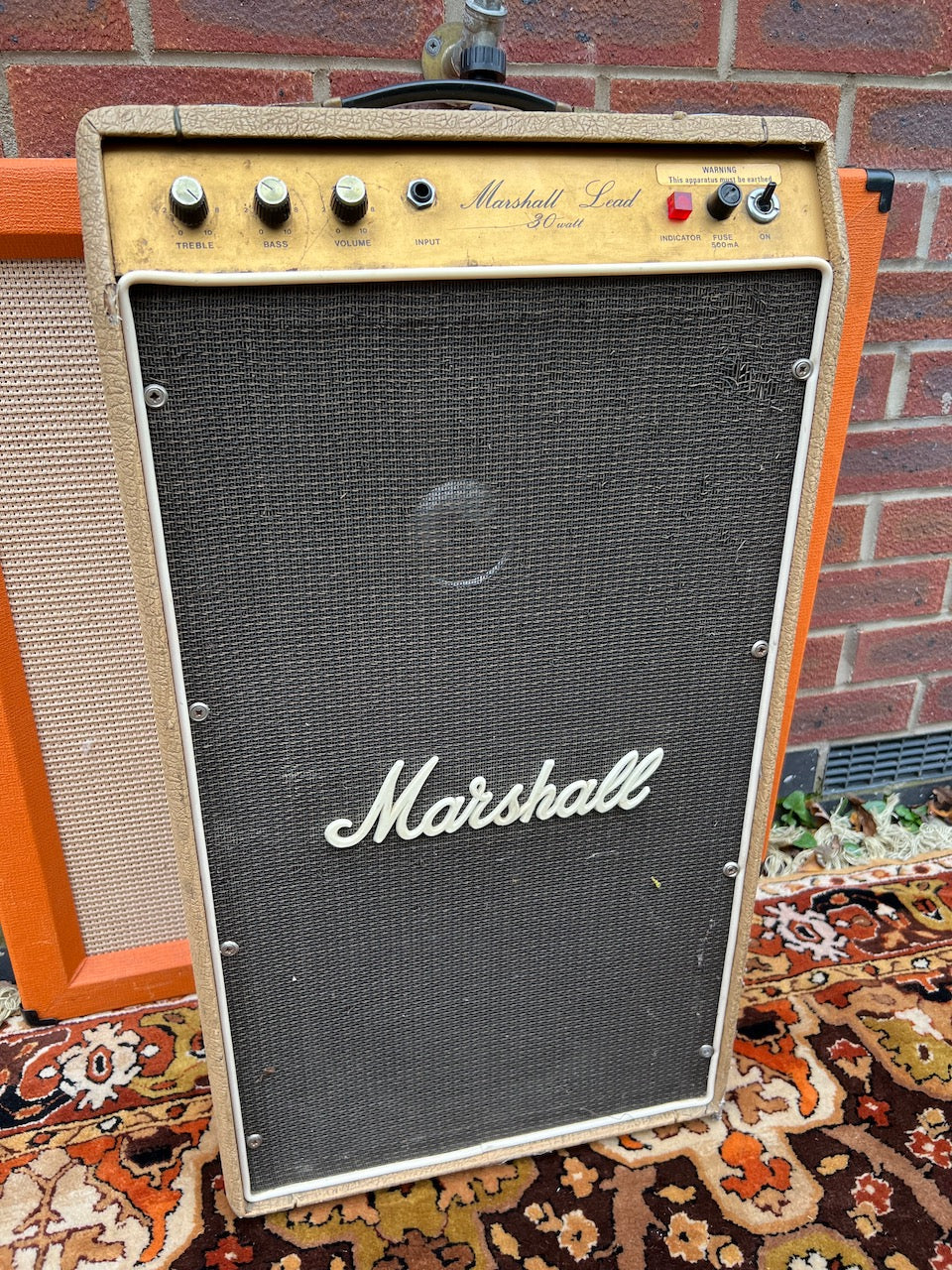 Vintage 1977 Marshall Lead 30 Fawn 2x12 Amplifier Combo LMS