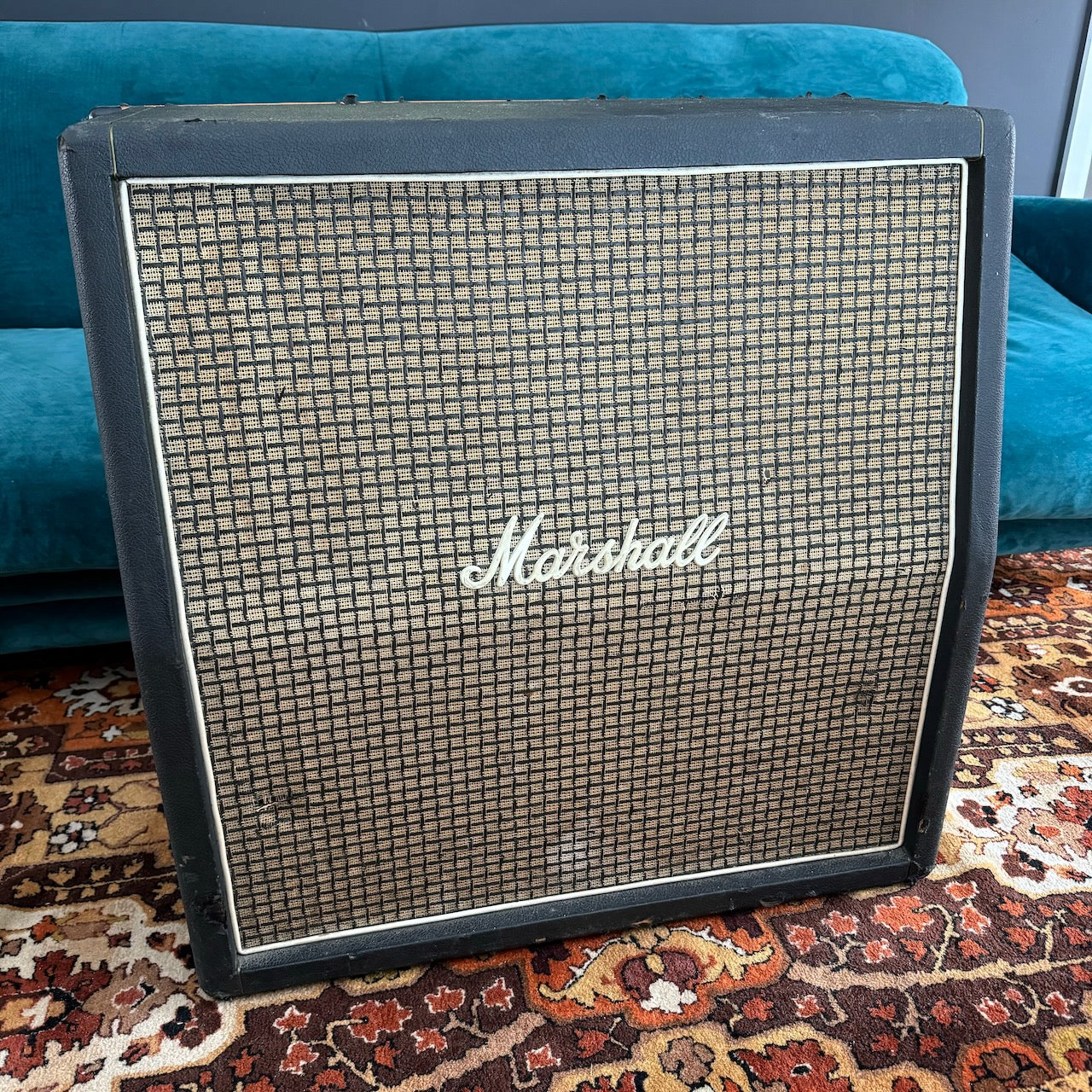 Vintage 1971 Marshall 4x10 Guitar Amplifier Speaker Cabinet