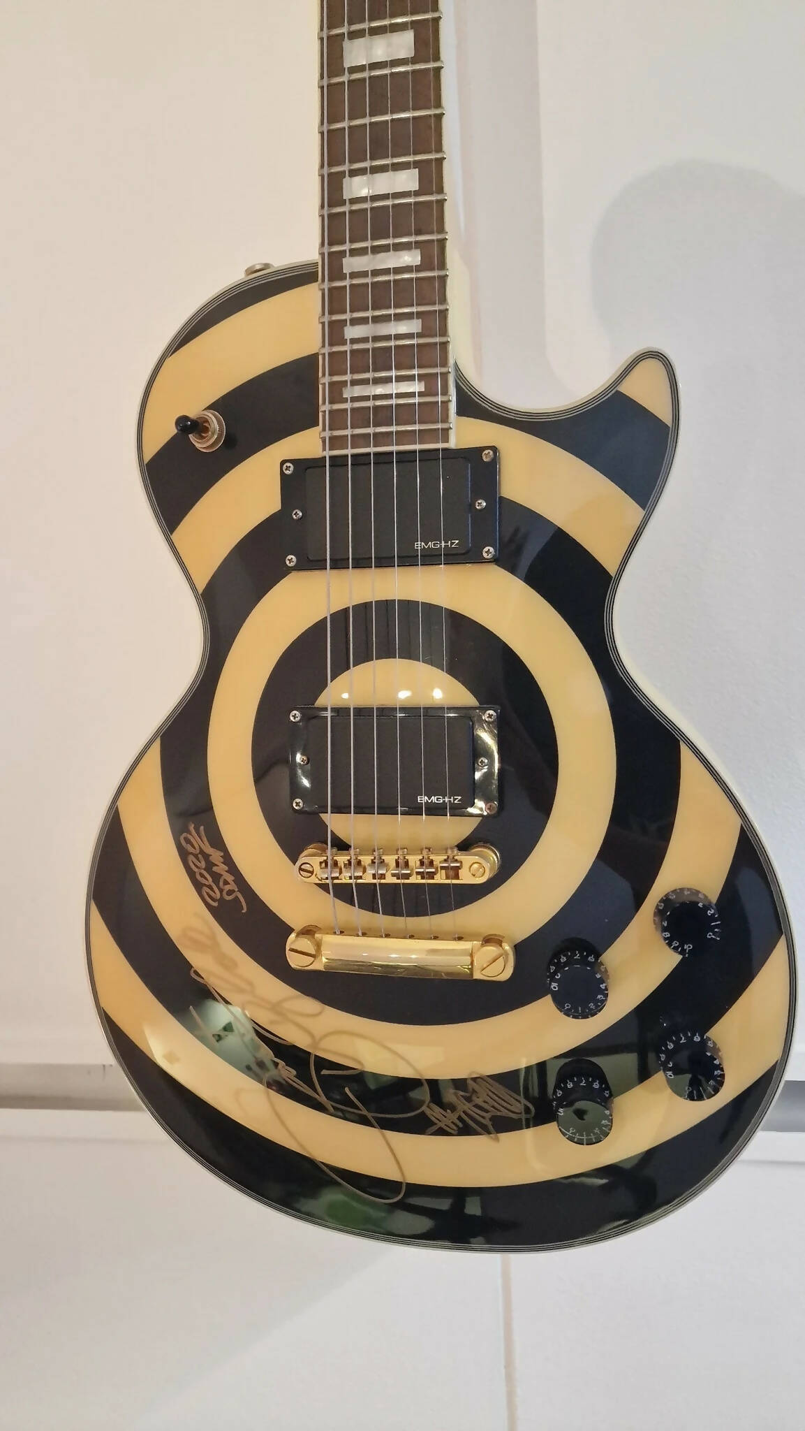 Gibson Epiphone Zakk Wylde Les Paul Custom Bullseye Signature Guitar A